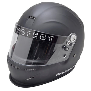 Pyrotect PY8084005 Prosport Full Face Duckbill Helmet Large Flat Black w/ Clear SHEIld. Snell Sa2015 Rated
