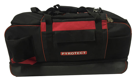 Pyrotect PYB0060 9-Compartment Rolling Gear Bag Black Only