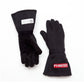 Pyrotect PYG2110000 Two Layer Black Nomex Racing GlOves Small SFI 3.5/5