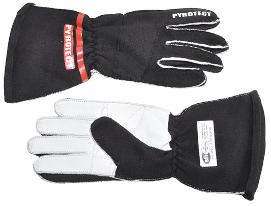 Pyrotect PYG3010 Pro-Series Driving GlOves 2-Layer xx-Small Black SFI 3.3/5 Specifications