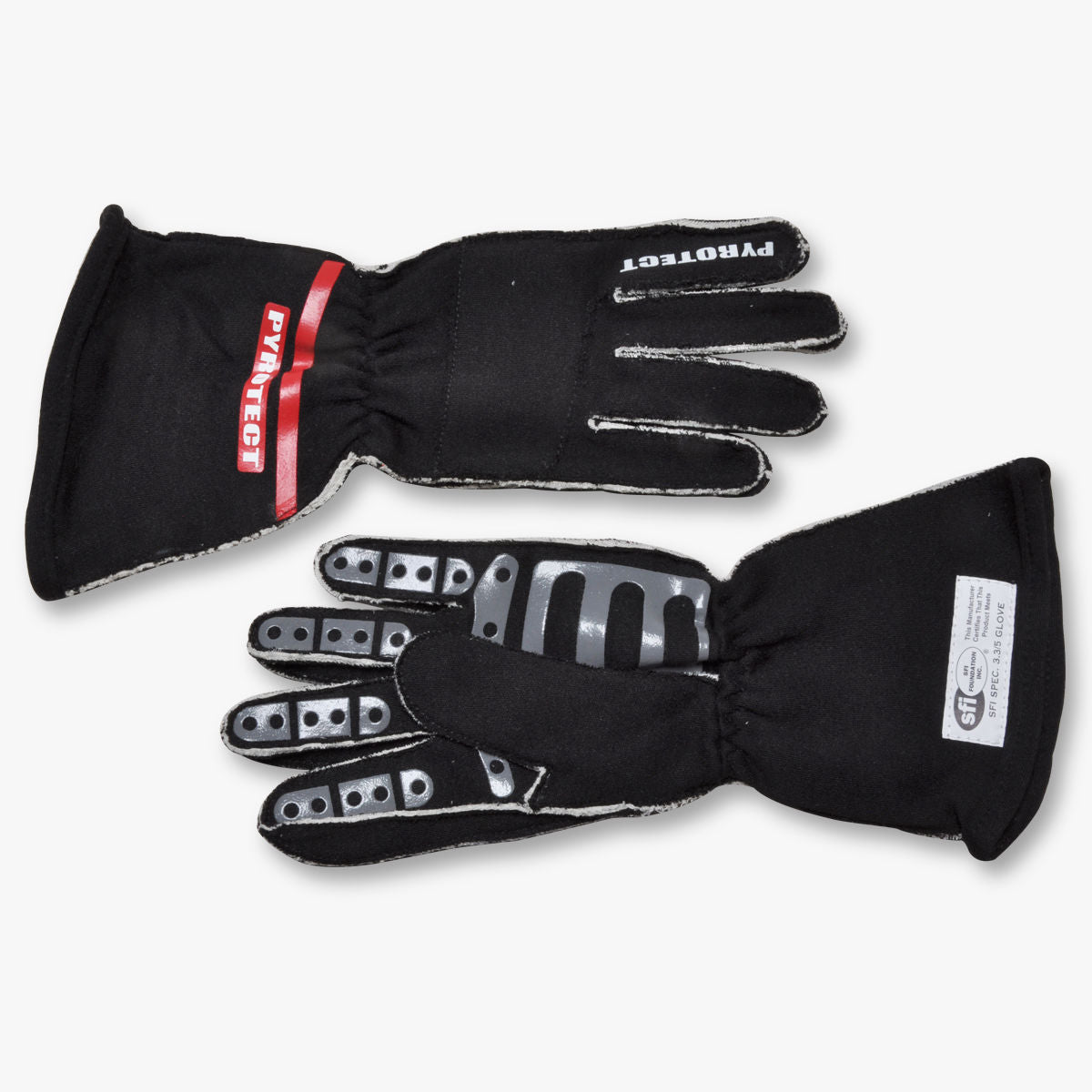 Pyrotect PYG3510 Pro-Series Two Layer Driving GlOves x-Large Black SFI 3.5/5