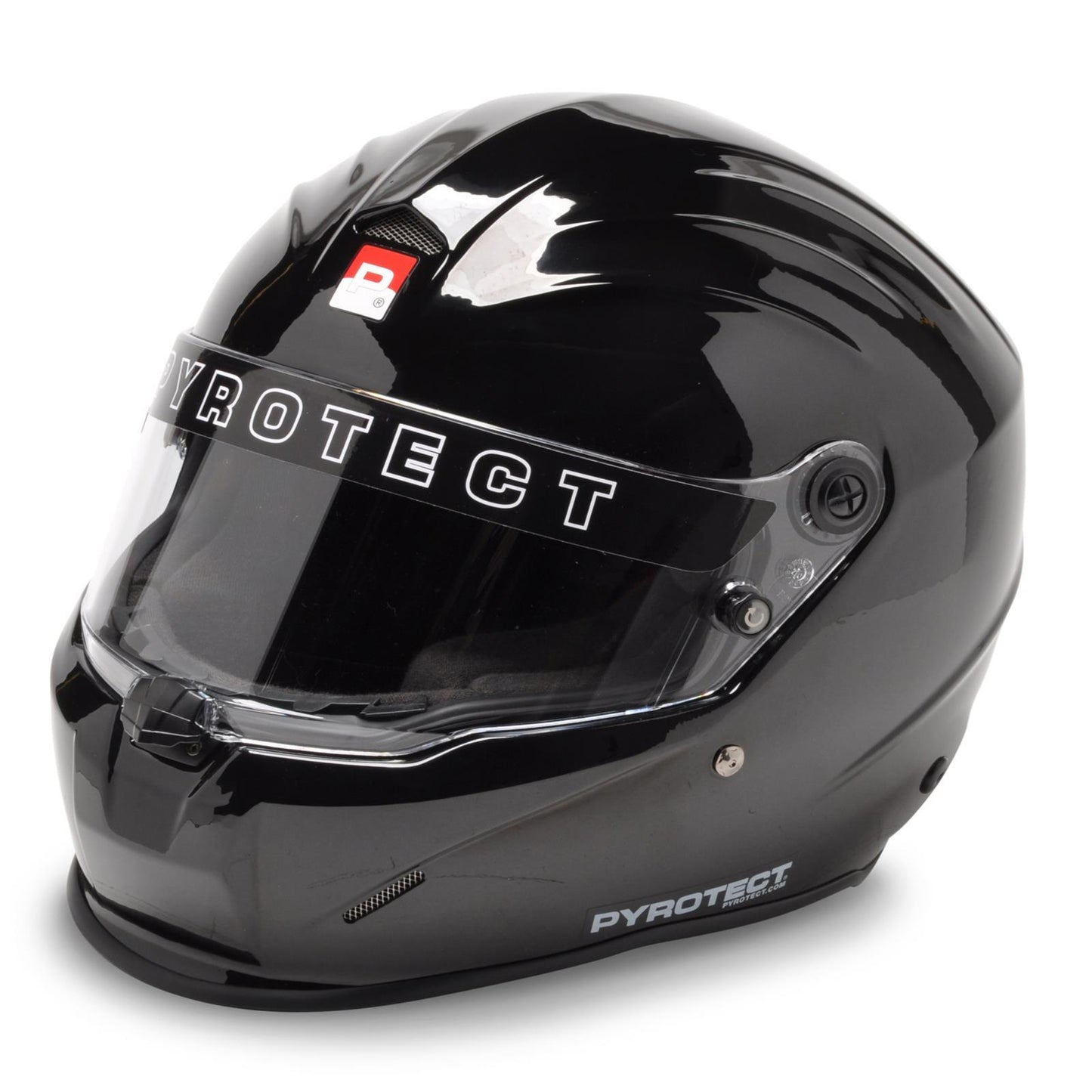 Pyrotect PYHB801220 Safety Equipment Pro Sport Duckbill Helmet Full Face Nomex Liner Gloss Black Small