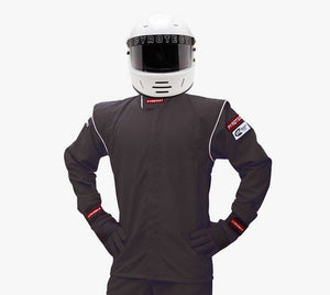 Pyrotect PYJJDx1201 Junior Dx1 Black Racing Jacket Medium 8-10 Sf-1 Single Layer