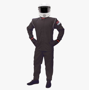 Pyrotect PYJPDx1401 Junior Dx1 Black Racing Pants Large 10-12 Sf-1 Single Layer