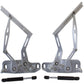 AEROFLOW BILLET BONNET HINGE KIT SUIT HQ-WB & LH-UC TORANA SILVER AF64-4102S