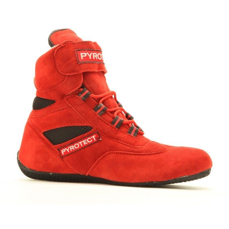 Pyrotect PYx44090 Ankle Top Racing Shoes Red Size 9 SFI-5 Rated