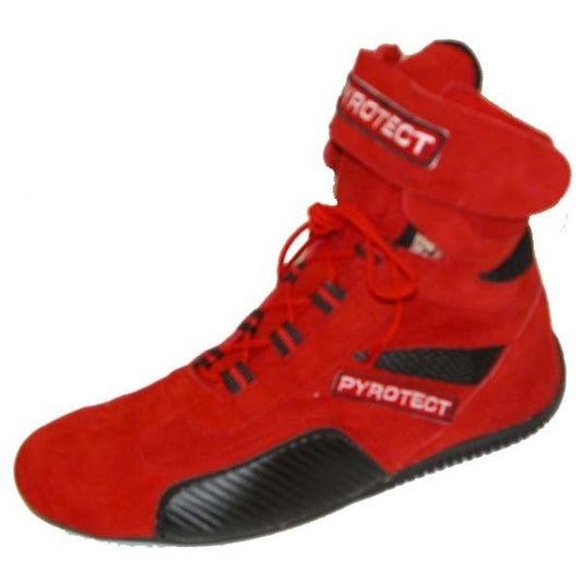 Pyrotect PYx44100 Ankle Top Racing Shoes Red Size 10 SFI-5 Rated