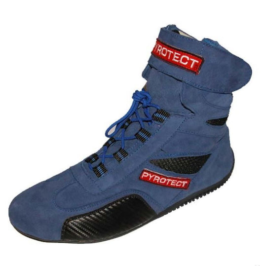 Pyrotect PYx45080 Ankle Top Racing Shoes Blue Size 8 SFI-5 Rated
