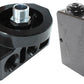 Aeroflow AF64-4112 Remote Filter Head & Thermosta-10ORB x4 1/8" Port 71Deg Open