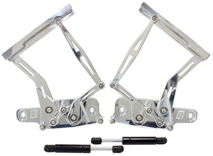 Aeroflow AF64-4128 Billet Bonnet Hinge Kit Polishlc - Lj - Holden Torana