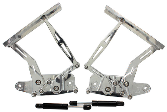 Aeroflow AF64-4129 Billet Bonnet Hinge Kit Polishholden Hk - Ht - Hg