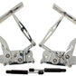 Aeroflow AF64-4129 Billet Bonnet Hinge Kit Polishholden Hk - Ht - Hg