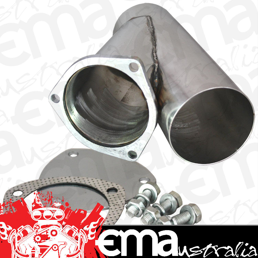 Quicktime Performance QTP10400 4" S/S Y-Branch Exhaust Cutout w/ Flange