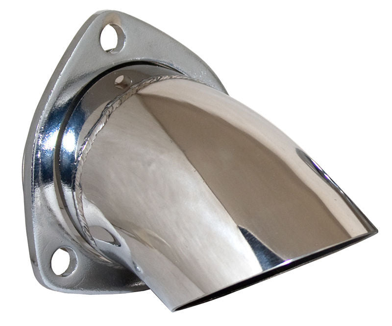 Quicktime Performance QTP11300 Universal 3" S/S Turn Down Polished Adjustable