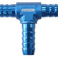 Aeroflow AF64-4201 Aluminium T Piece 4mm / 5/32" Blue Tee Piece