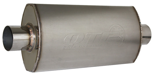Quicktime Performance QTP12250 Ar3 S/S Muffler 2-1/2" w/ Center Inlet/Outlet