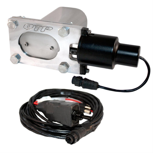 Quicktime Performance QTPEC33 Oval 2.5 x 3" Single Electric Exhaust Cut Out Kit