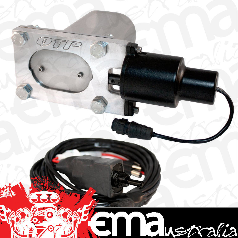 Quicktime Performance QTPEC33 Oval 2.5 x 3" Single Electric Exhaust Cut Out Kit