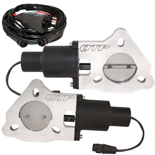 Quicktime Performance QTPEC50 2-1/2" Dual Electric Exhaust Cut Out Kit