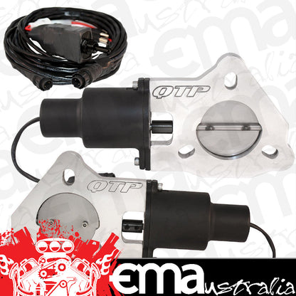 Quicktime Performance QTPEC50 2-1/2" Dual Electric Exhaust Cut Out Kit
