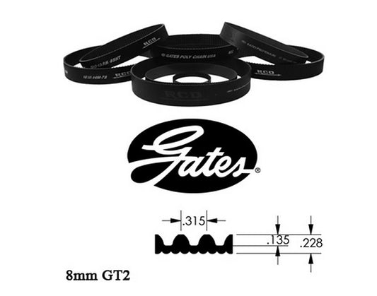 RCD RCD1310144075PS KeVLar Polychain Gt2B Blower Belt 8Mgt-1440-75 suit Doorslammer & Alcohol