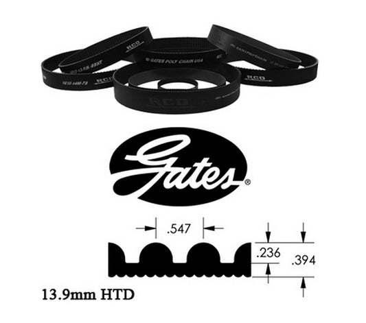 RCD RCD1340-1543-75 KeVLar Poly Chain Htd Blower Belt 1543mm x 75mm x 14mm