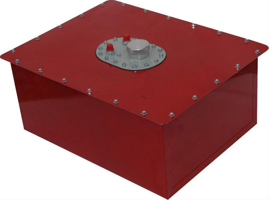 RCI RCI1162C 16 Gallon 60L Steel Circle Track Fuel Cell Red 25" x 19" x 11"