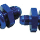 Aeroflow AF64-4356 Ford Efi Regulator Adapter -6AN with .435" Shank Blue