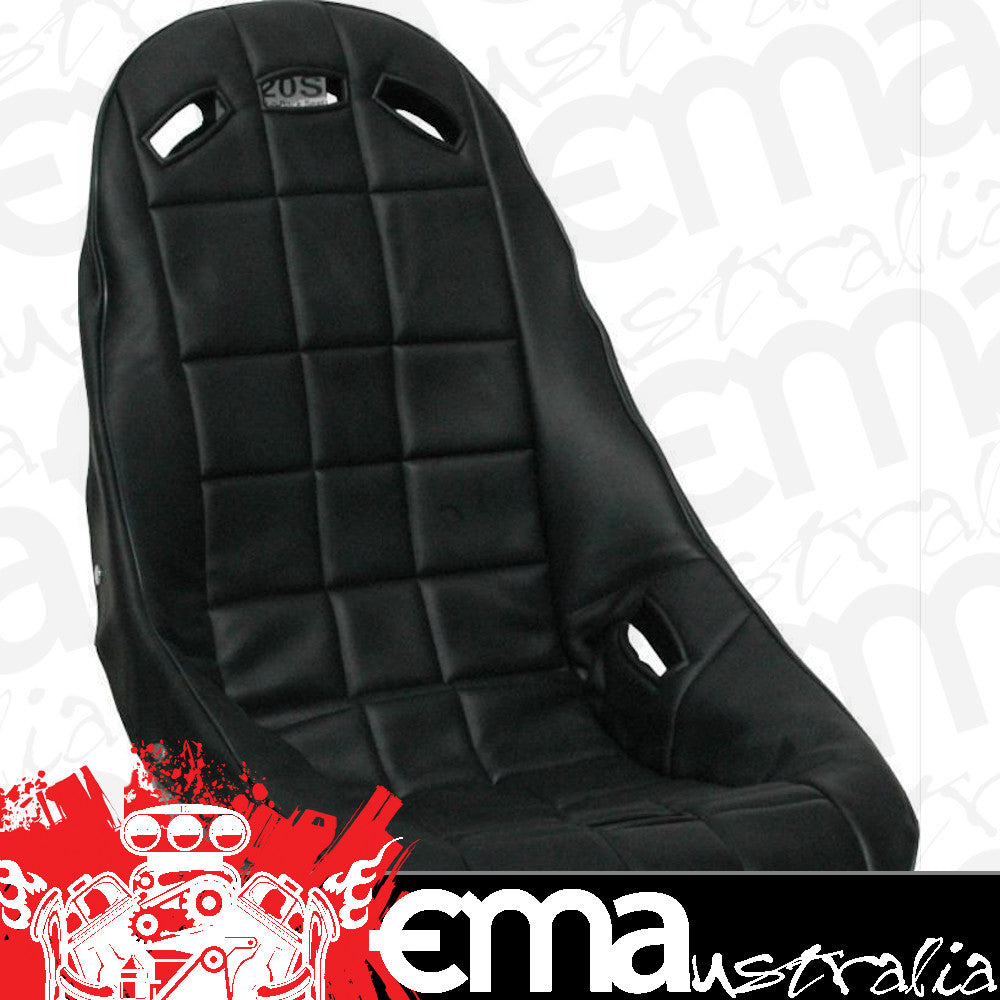 RCI RCI8021S Lo-Back Seat Cover Black for 8020S Poly Seats