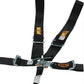 RCI RCI9210D 5 Point 3" Latch Type Racing Harness Black Pull Down SFI 16.1
