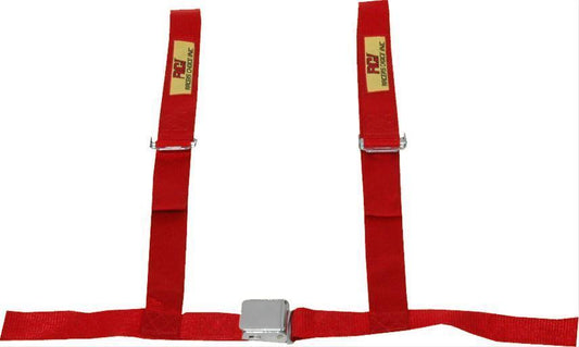 RCI RCI9450B 4 Point 2" Street Racing Harness Red Non SFI