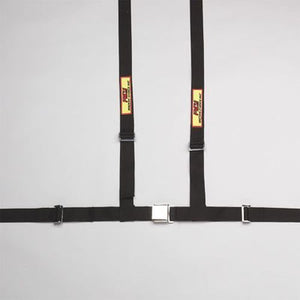 RCI RCI9450D 4 Point 2" Street Racing Harness Black Non SFI