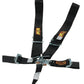 RCI RCI9510D 5 Point 3" Latch Type Racing Harness Black Pull Up Type SFI16.1