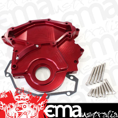 Suit Holden 253-304-308 C.I.D. V8 304 308 Billet Timing Cover Accepts Mech Fuel Pump Aeroflow Performance Products AF64-4358R