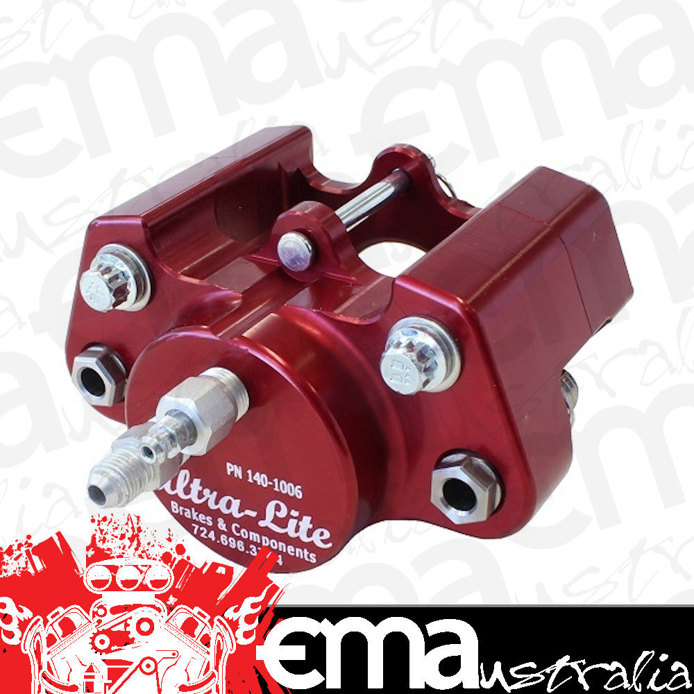 Red Devil Brakes RED-ULB1401006 Full Floating Single Piston Caliper w/ 1.625" Piston & S/S Sliders </Span>