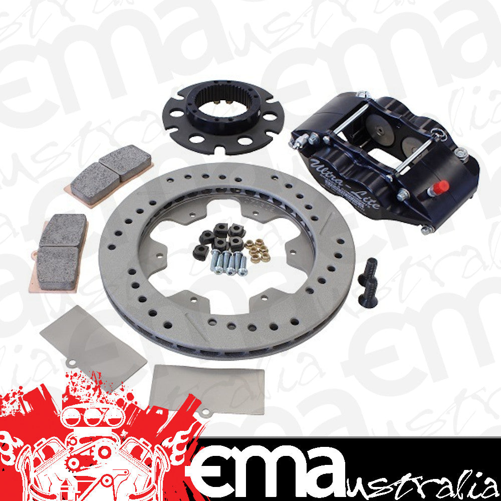 Red Devil Brakes RED-ULB4108100BK Red Devil Brakes Red Devil Inboard Kit Black