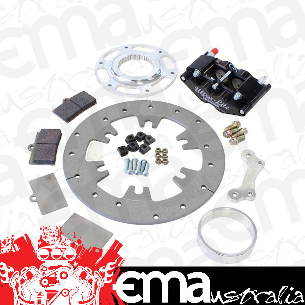 Red Devil Brakes RED-ULB4109400BK Red Devil Outboard Kit Black