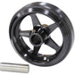 Aeroflow AF64-4360BLK Billet Wheelie Bar Wheel 10000Ft/Lbs Load 3/8-1/2 Sleev