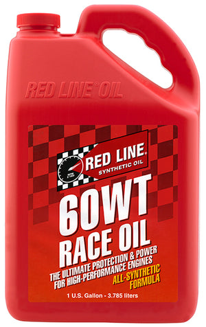 Redline RED10605 60Wt Drag Race Engine Oil 20w/60 1 Gallon Bottle 3.785 Litres