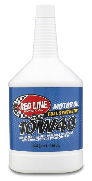 Redline RED11404 10W40 Motor Oil 1 Quart Bottle .946 Milliliters