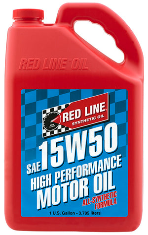 Redline RED11505 15W50 Motor Oil 1 Gallon Bottle 3.785 Litres