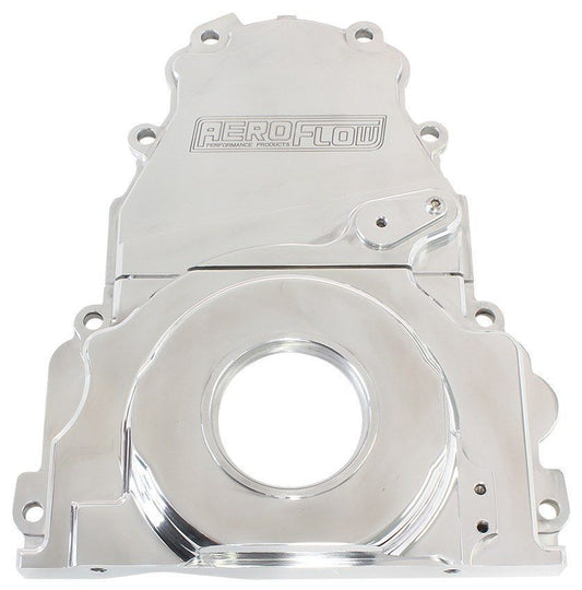 Aeroflow AF64-4361P Holden / Chev LS Billet 2 Piece Timing Cover Polished