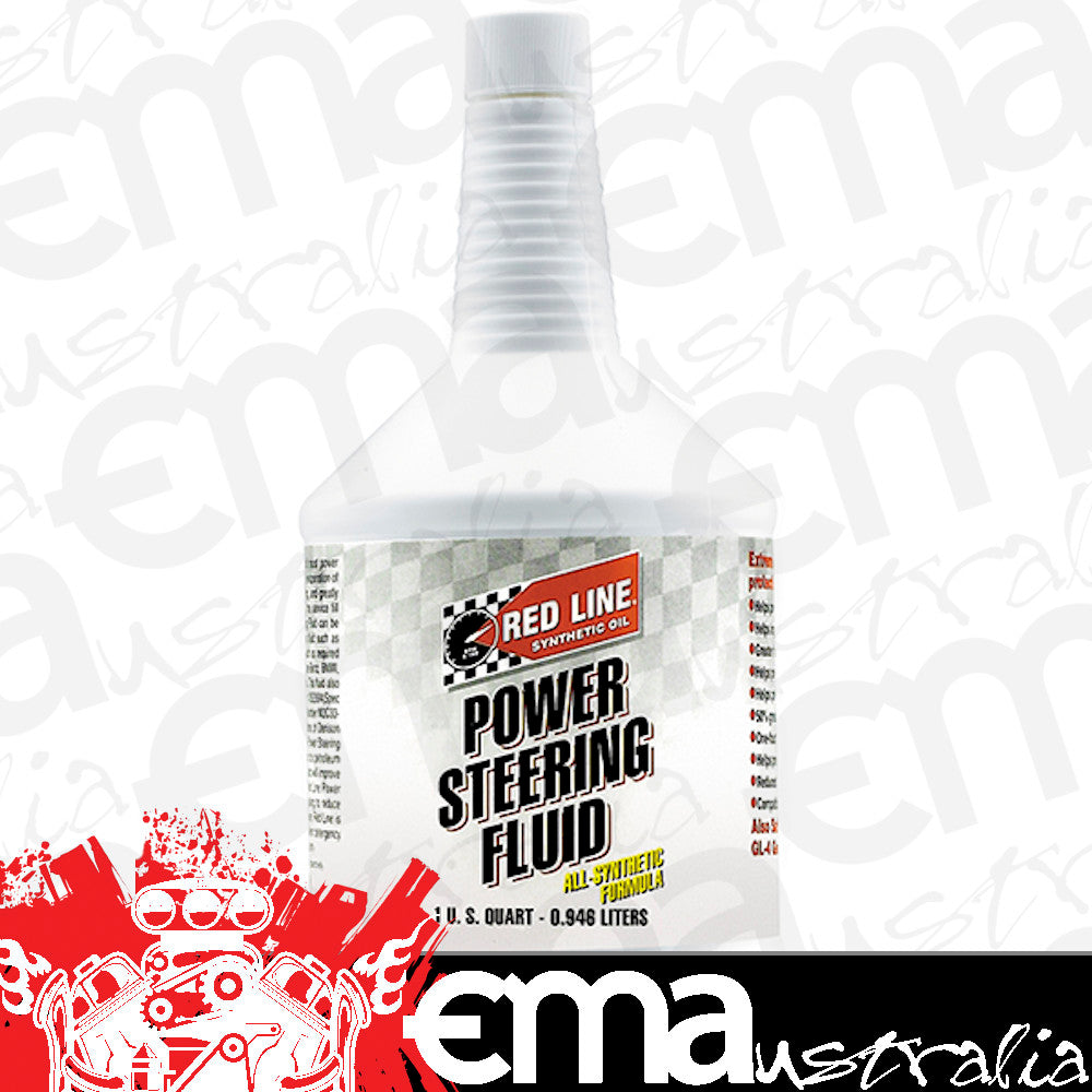 Redline RED30404 Power Steering Fluid 1 Quart Bottle 946Ml Engine Master