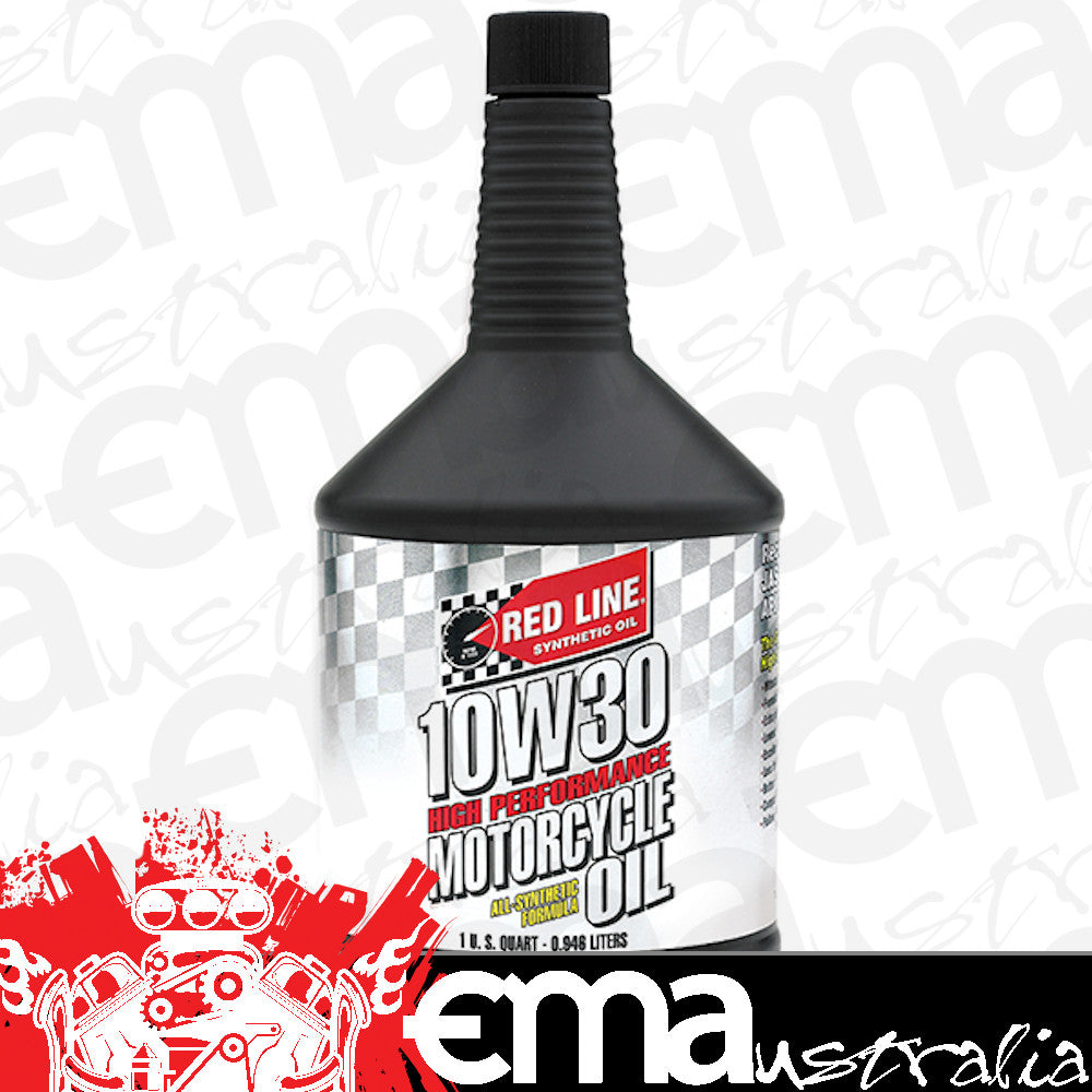 Redline RED42304 10W30 Motorcycle Oil 1 Quart Bottle 946Ml
