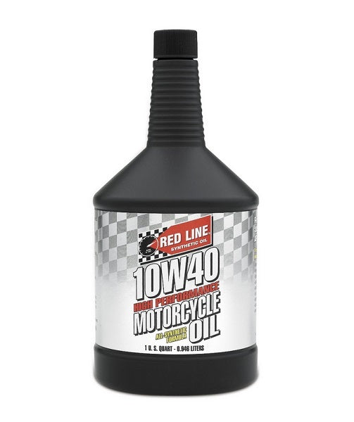 Redline RED42404 10W40 Motorcycle Oil 1 Quart Bottle 946Ml