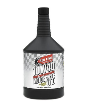 Redline RED42404 10W40 Motorcycle Oil 1 Quart Bottle 946Ml
