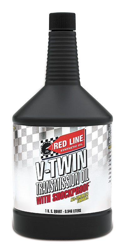 Redline RED42804 V-Twin Transmission Oil w/ Shockproof 1 Quart Bottle 946Ml