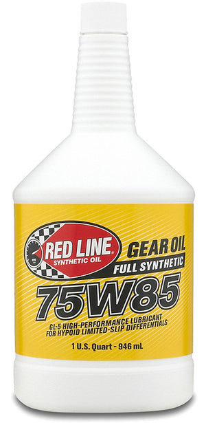 Redline RED50104 Mtl 75W85 Gl-5 Gear Oil 1 Quart Bottle 946Ml