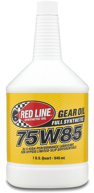 Redline RED50104 Mtl 75W85 Gl-5 Gear Oil 1 Quart Bottle 946Ml