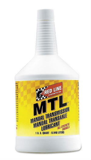 Redline RED50204 Red Line Mtl Gl-4 70W80 Manual Transmission Gear Oil 1Qt 946Ml